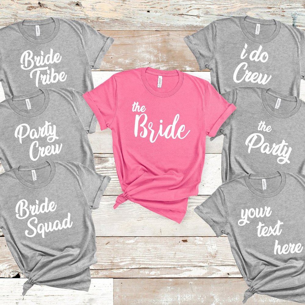 Bride Squad Bridal Shower Bachelorette Party Shirts